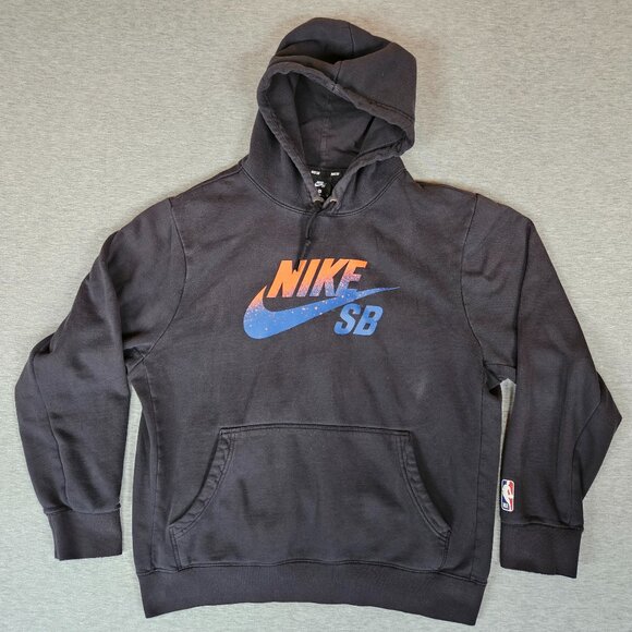 Nike SB X NBA NY Knicks Icon Hoodie Sweater Sz XL BV6750-011 2017 Skateboarding - Picture 1 of 11